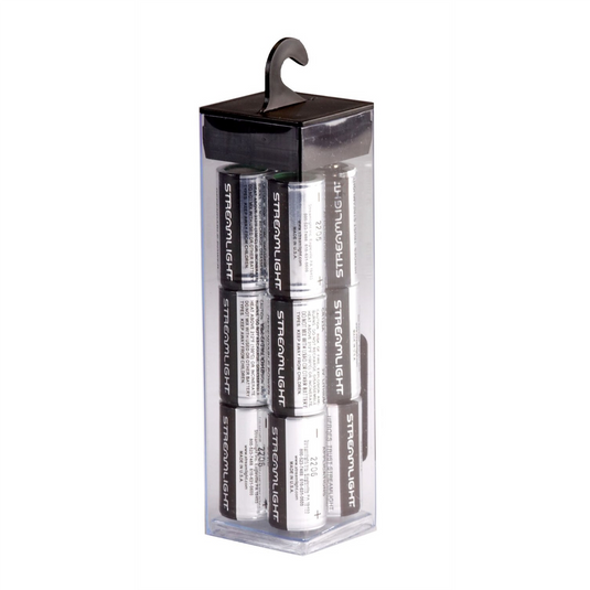 Streamlight CR123A Lithium Batteries; 12-Pack