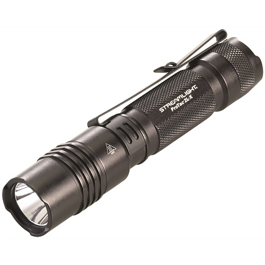 Streamlight 500 Lumen ProTac 2L-X Flashlight - Includes (2) CR123A lithium batteries and holster - Box - Black