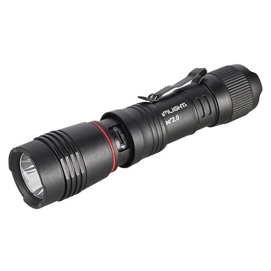 Streamlight 2000 Lumen ProTac 2.0 Flashlight - Includes SL-B50 battery pack; USB-C cord and nylon holster - Box