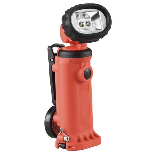 Streamlight Knucklehead HAZ-LO Flood Intrinsically Safe Alkaline Work Light with Articulating Head; Orange