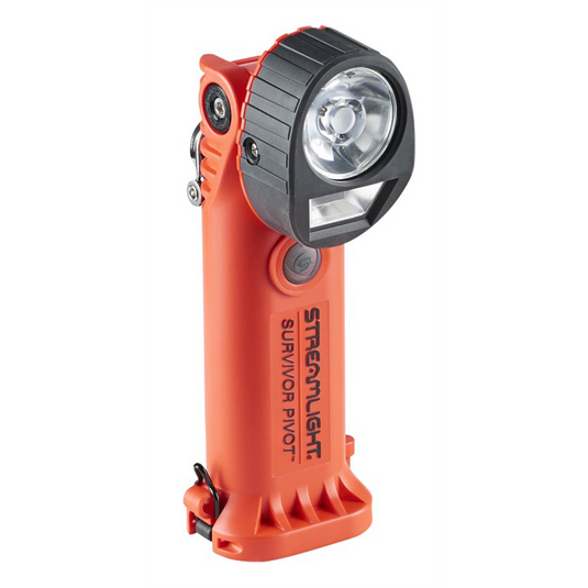 Streamlight Survivor Pivot USB Dual-Beam Articulating Flashlight; Orange