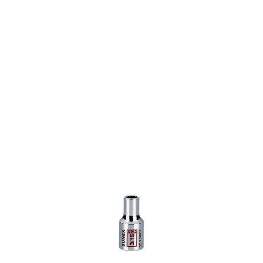 Sunex 3/16 in. Chrome Socket 12-Point