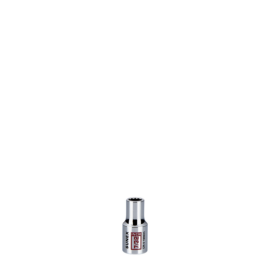 Sunex 7/32 in. Chrome Socket 12-Point