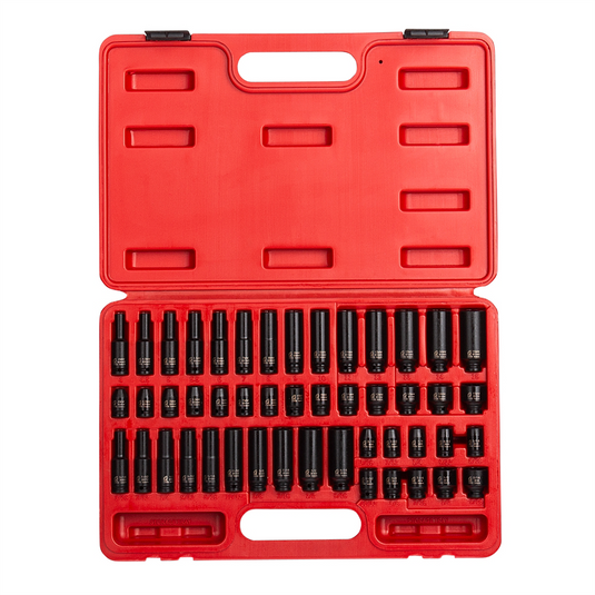 SUNEX 48-Piece 1/4 in. Drive; Impact Socket