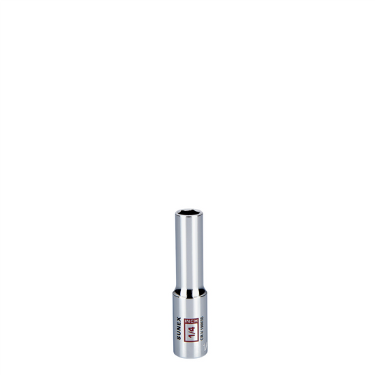 Sunex 1/4 in. Deep Chrome Socket
