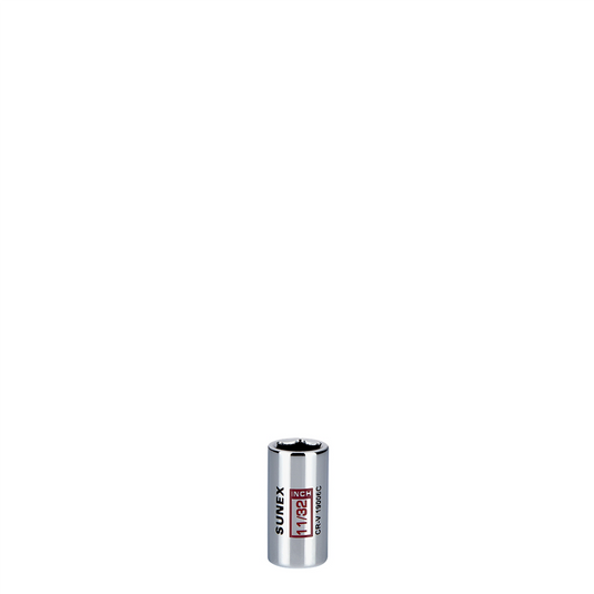 Sunex 11/32 in. Chrome Socket