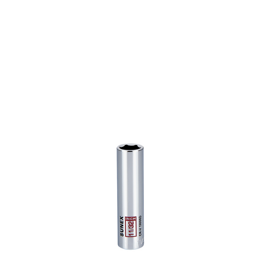 Sunex 11/32 in. Deep Chrome Socket