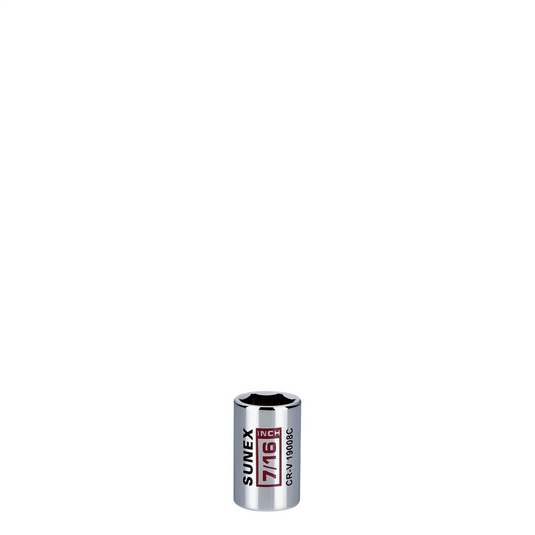 Sunex 7/16 in. Chrome Socket