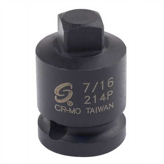 SUNEX SOC 7/16 1/2D IMP PIPE PLG MALE BLK