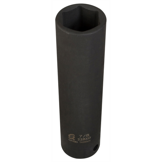 SUNEX SOC 7/8 1/2D IMP 6PT XDP BLK