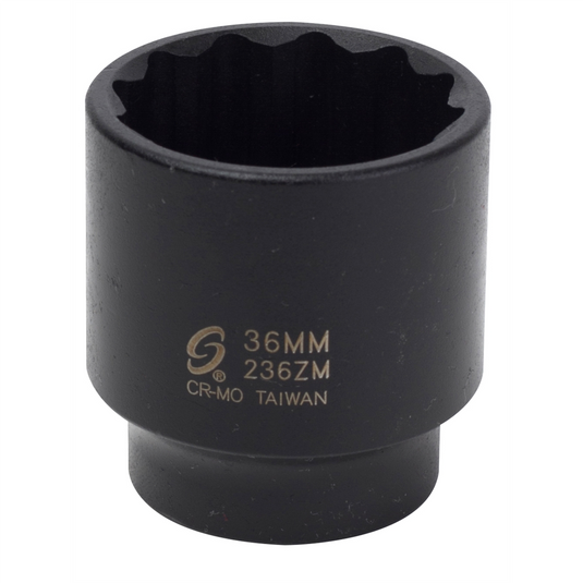 Sunex 1/2 in. Drive 12-Point Impact Socket;