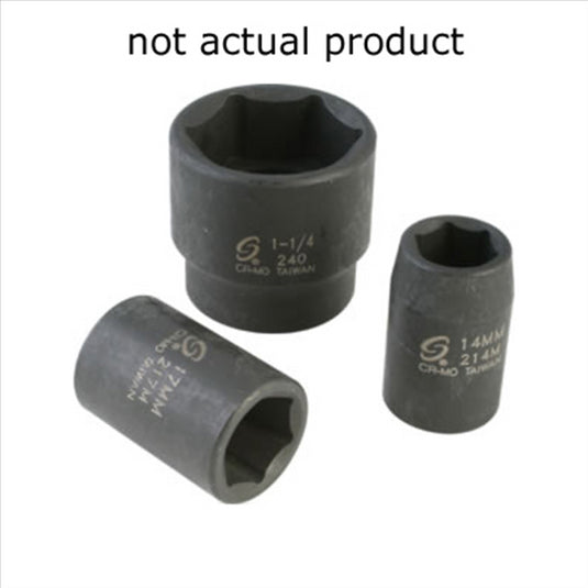 Sunex 1/2 DR. 12 PT. 1-3/8 DEEP IMPACT SOCKET