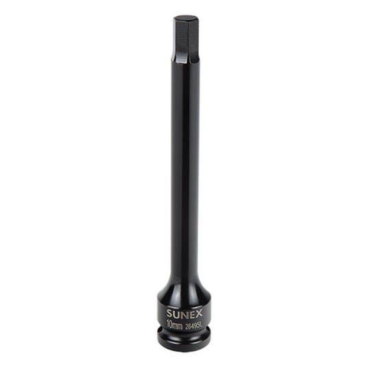SUNEX 1/2 in. Drive 10 mm Hex Impact Socket