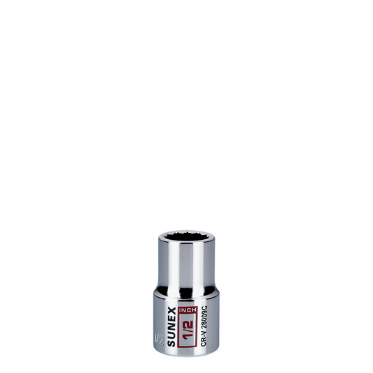 Sunex 1/2 in. Chrome Socket 12-Point