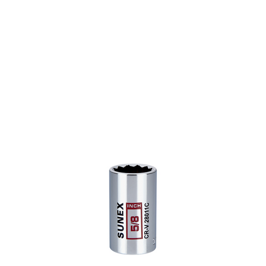Sunex 5/8 in. Chrome Socket 12-Point