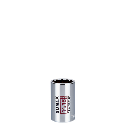 Sunex 11/16 in. Chrome Socket 12-Point