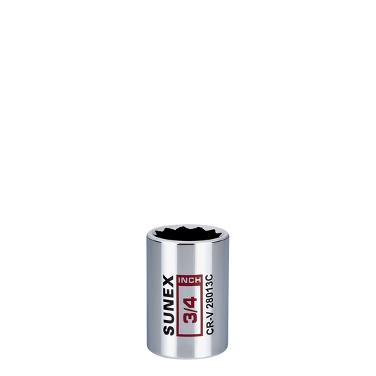 Sunex 3/4 in. Chrome Socket 12-Point