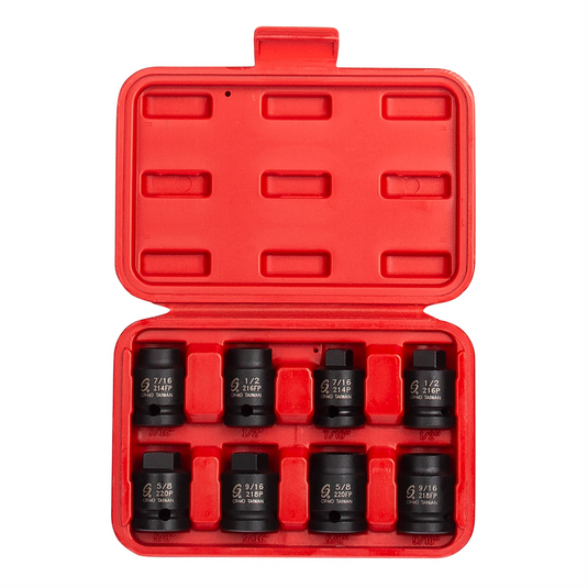 SUNEX 8PC 1/2""DR PIPE PLUG SOCKET SET