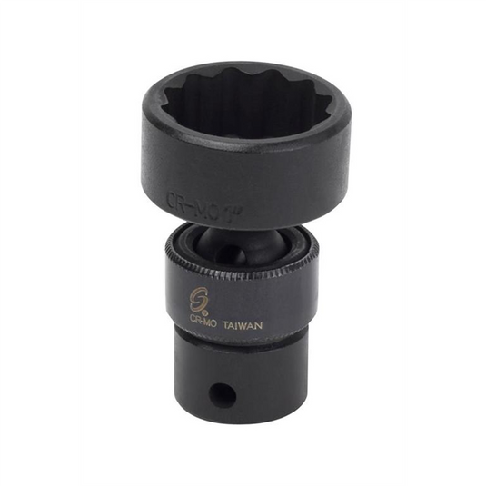 SUNEX 3/8"" Dr. 7/8"" 12 Point Universal Impact Socket