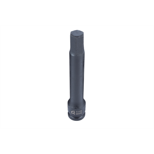 Sunex 3/8"" Dr. 7/16"" Extended Length Impact Hex Driver