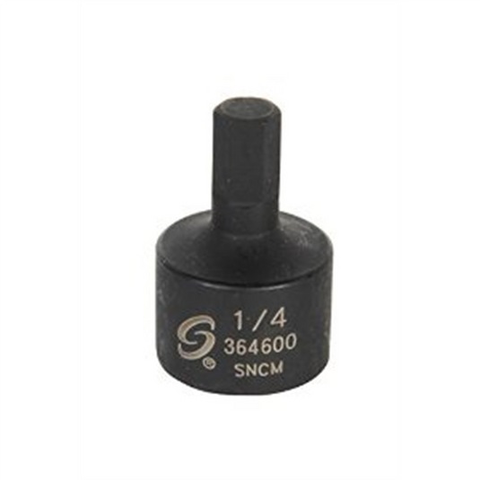 SUNEX 3/8"" Dr. 1/4"" Stubby Hex Impact Driver