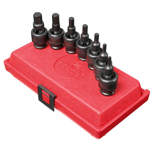 SUNEX 7PC METRIC HEX UNI SOC SET