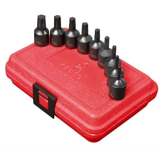 SUNEX IMP SKT SET 9PC 3/8DR INTERNAL STAR
