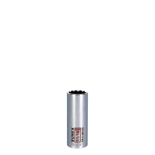 Sunex 11/16 in. Deep Chrome Socket 12-Point