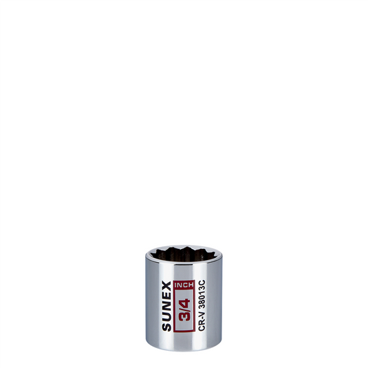 Sunex 3/4 in. Chrome Socket 12-Point