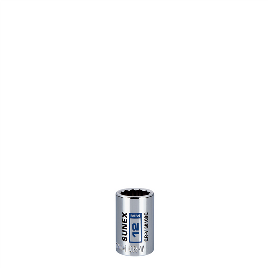 Sunex 12 mm Chrome Chrome Socket 12-Point