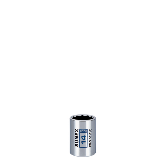 Sunex 14 mm Chrome Socket 12-Point