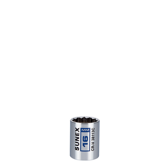 Sunex 16 mm Chrome Socket 12-Point