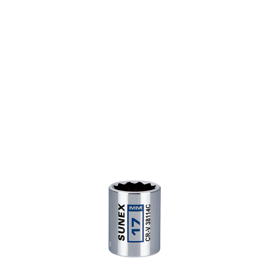 Sunex 17 mm Chrome Socket 12-Point