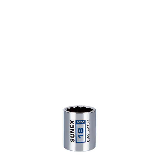 Sunex 18 mm Chrome Socket 12-Point