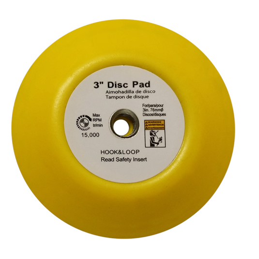 Sunex 3 in. Hook and Loop Pad w/ 5/16 in. -