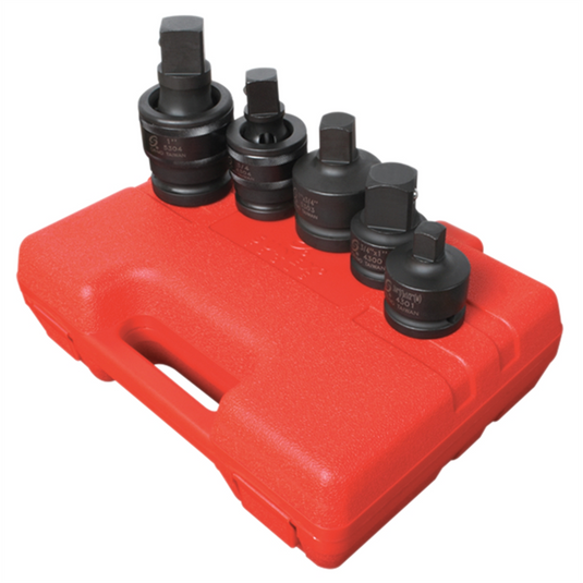 SUNEX 3/4 & 1"" DR ADAPTER & UNIVERSAL 5PC SET