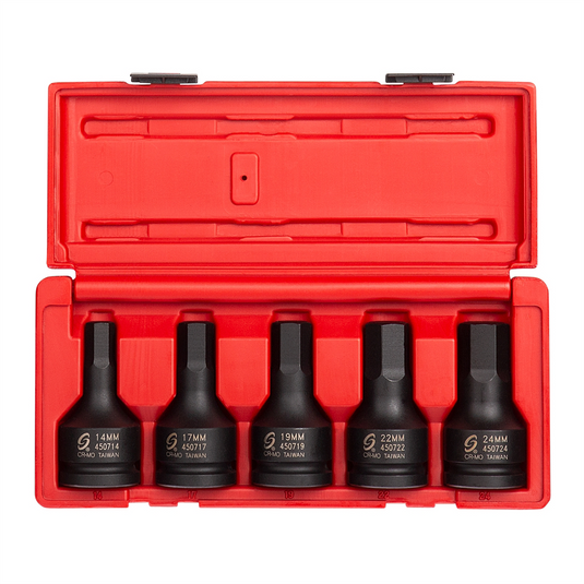 SUNEX 3/4"" DR. METRIC HEX SET XXX