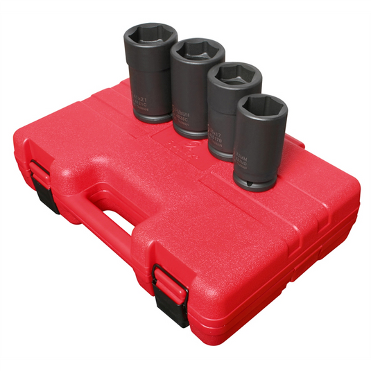 Sunex SOCKET SET 4PC IMPACT 3/4IN. DR. BUDD WHEEL