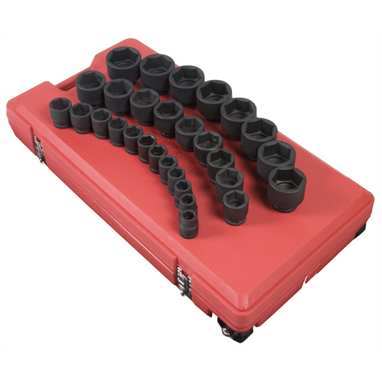 SUNEX 3/4"" Drive 29 Piece SAE Impact Socket Set