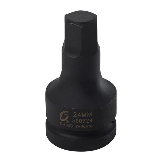 Sunex 1 in. Drive 24 mm Hex Drive Impact So