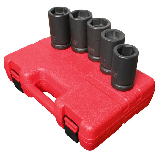 Sunex BUDD WHEEL IMPACT SET 1"" METRIC/SAE