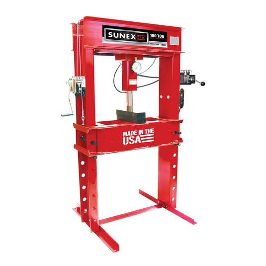 SUNEX 100 Ton Electric Hydraulic Shop Press