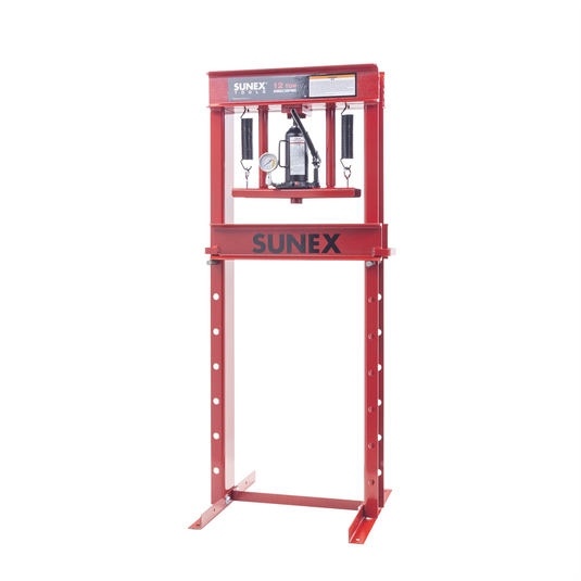 SUNEX 12 Ton Manual Hydraulic Shop Press