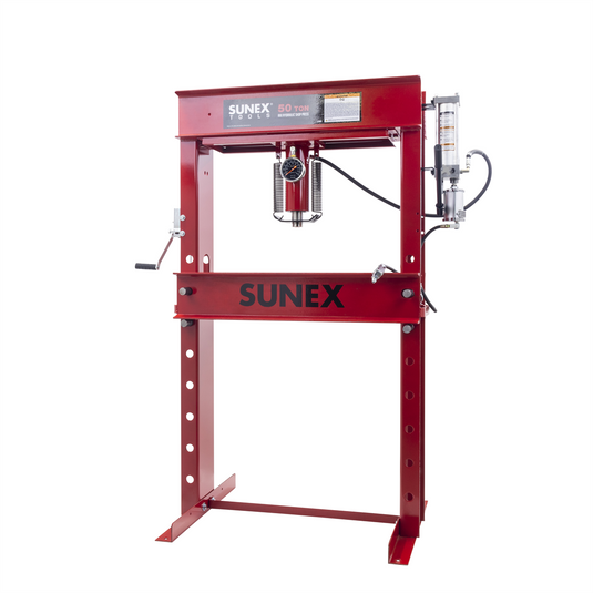 SUNEX 50 Ton Air/Hydraulic Shop Press
