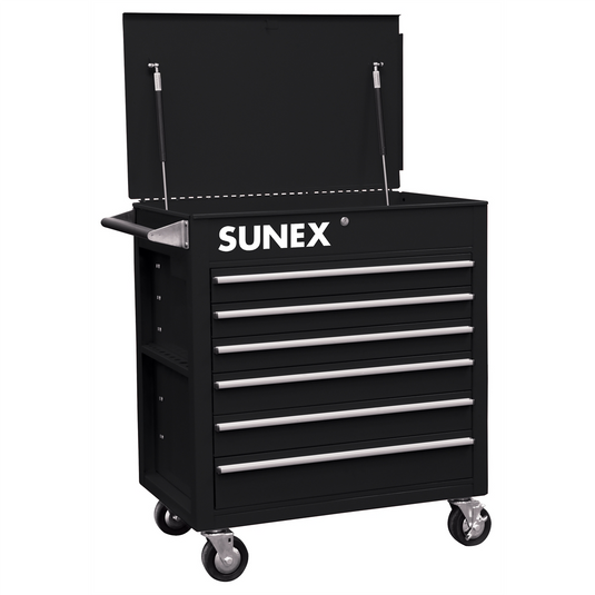 SUNEX 6-Drawer Full-Drawer Professional Cart