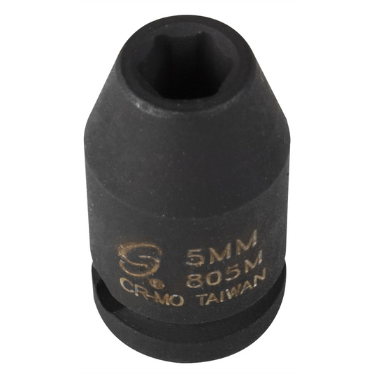 SUNEX SOC 5MM 1/4D IMP 6PT