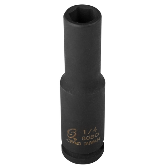 Sunex SOCKET IMPACT 1/4 1/4IN. DRIVE DEEP 6 POINT