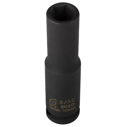 SUNEX SOC 9/32 1/4D IMP 6PT DP