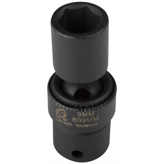 SUNEX SOCKET IMPACT FLEX 9MM 1/4IN. DRIVE STD 6 POINT