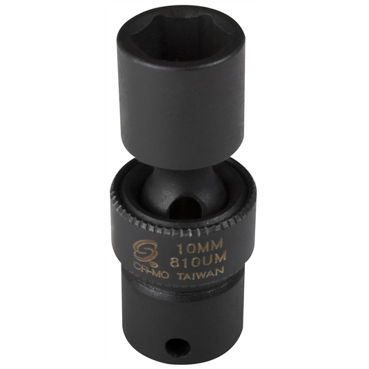 SUNEX SOC 10MM 1/4D IMP UNIV 6PT